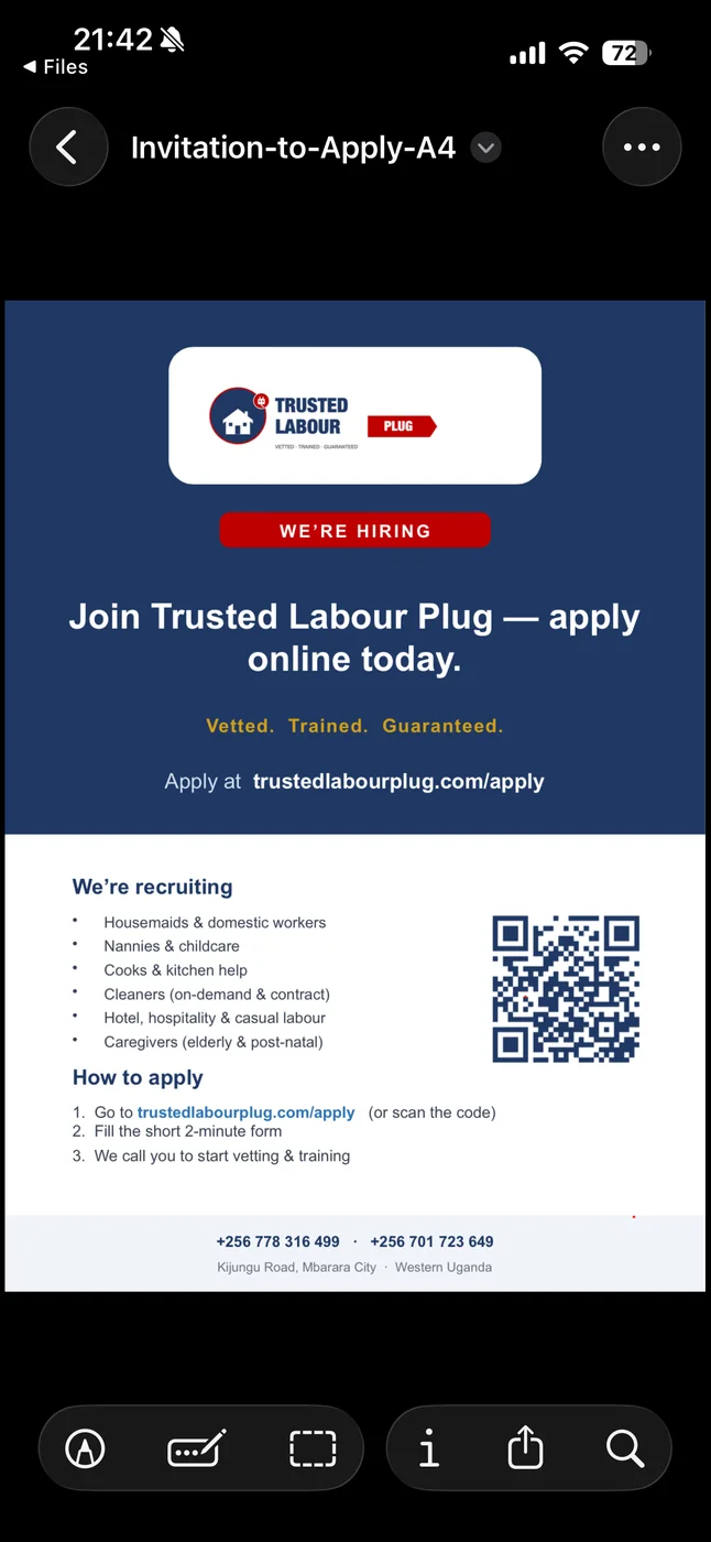 Trusted Labour Plug — Vetted workers for homes and businesse · photo 1